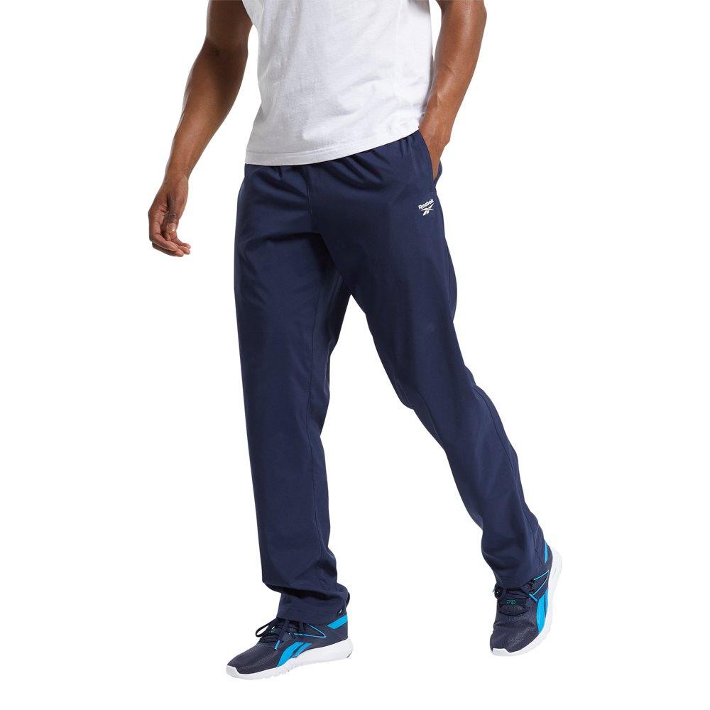 Reebok Training Essentials Woven Ul Long Pants Bleu L Homme