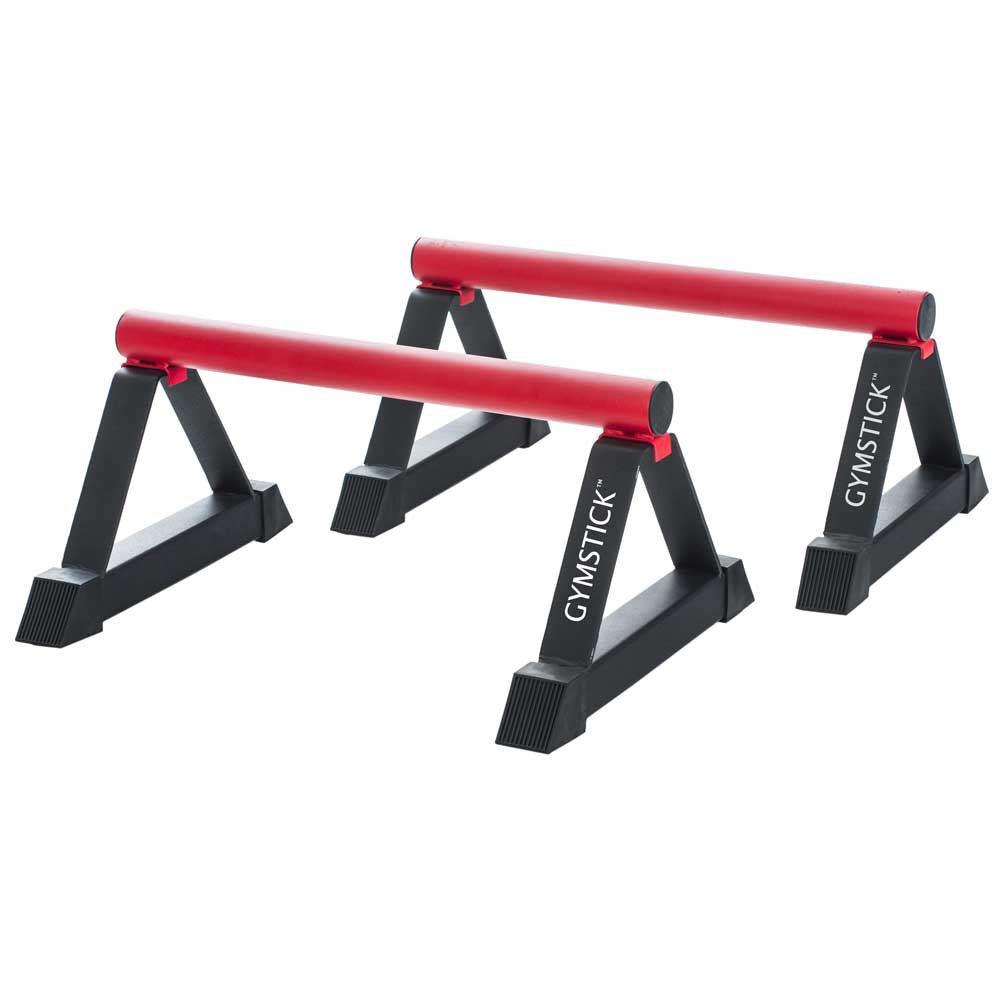 Gymstick Parallettes 58.5x43x28.5 Black / Red