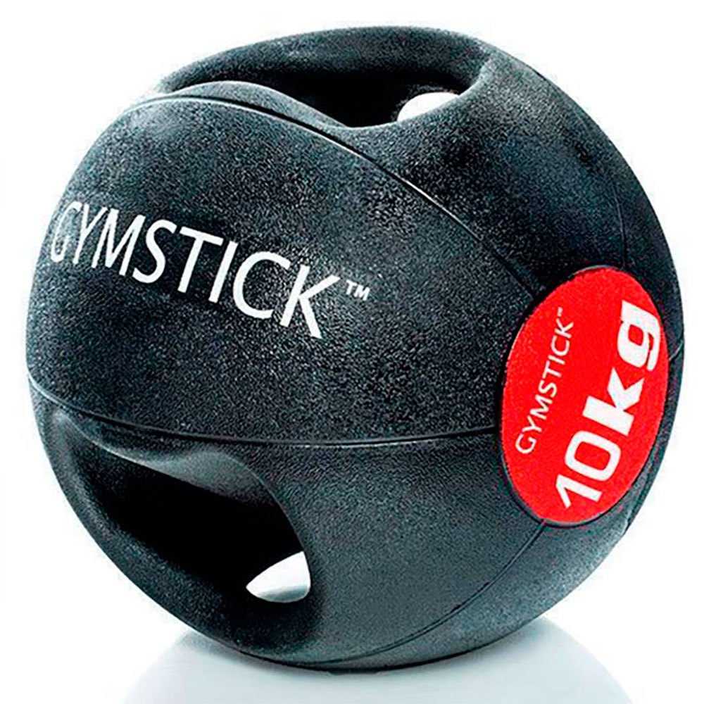 Gymstick Medicine Ball With Handles 10kg Noir 10 Kg