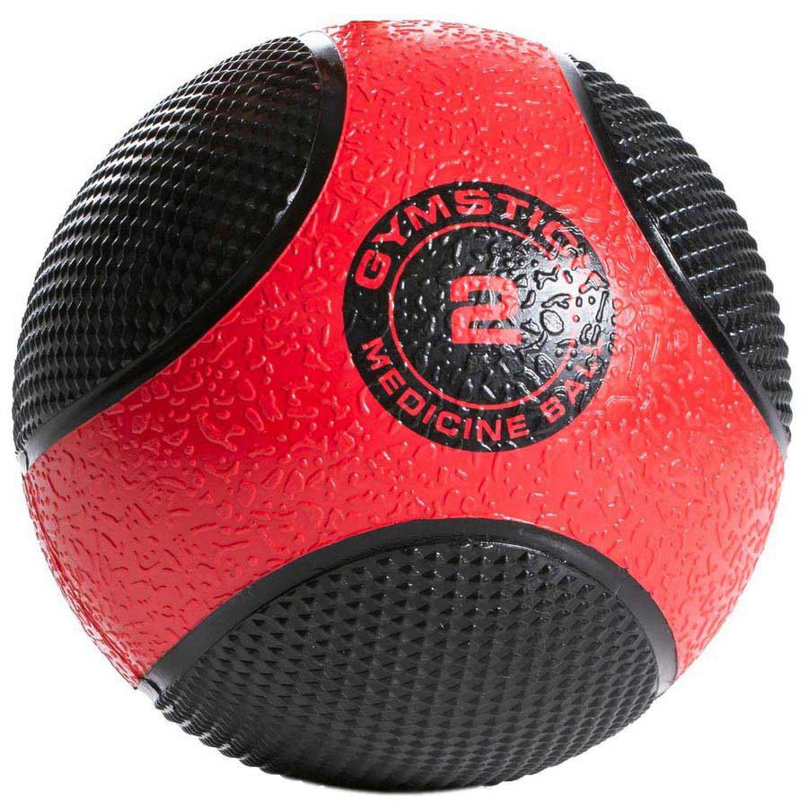 Gymstick Ballon De Médecine En Caoutchouc 2kg 2 kg Black / Red