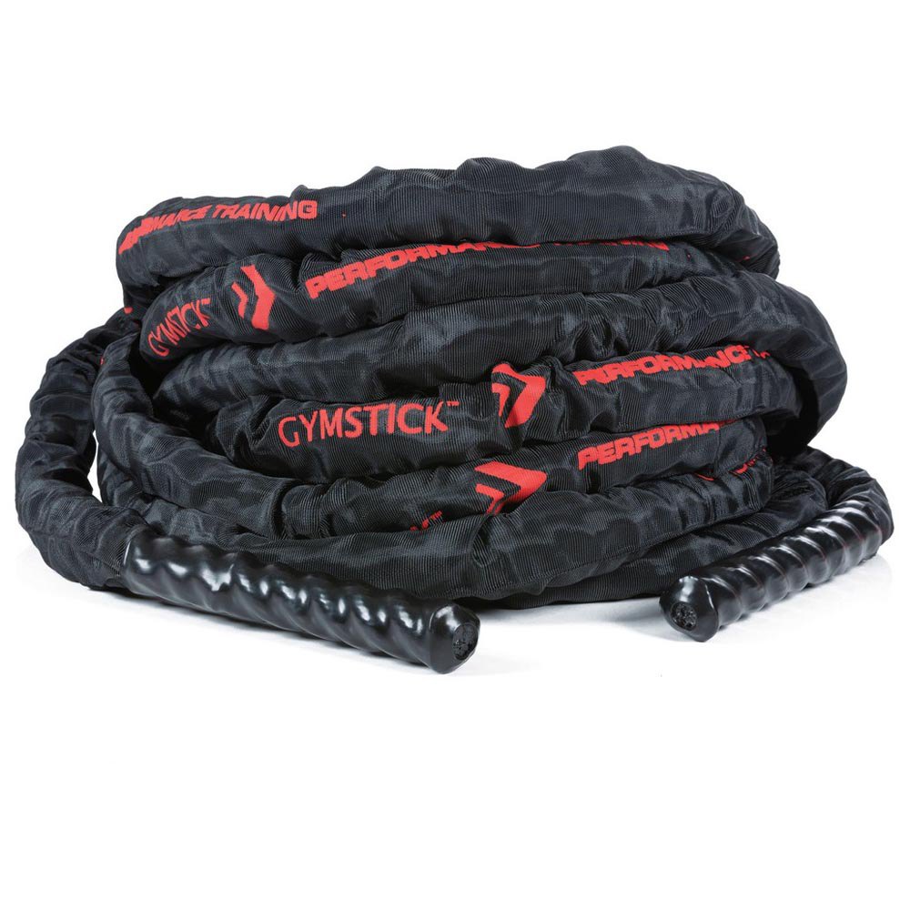 Gymstick Battle Rope With Cover 12 M 3.8 cm Black / Red