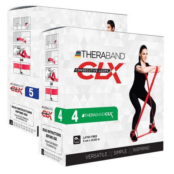 Theraband Clx Loops Rouge 22 m