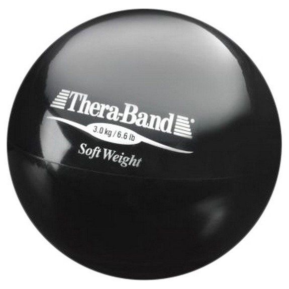Theraband Soft Weight Medicine Ball 3kg Noir 3 Kg