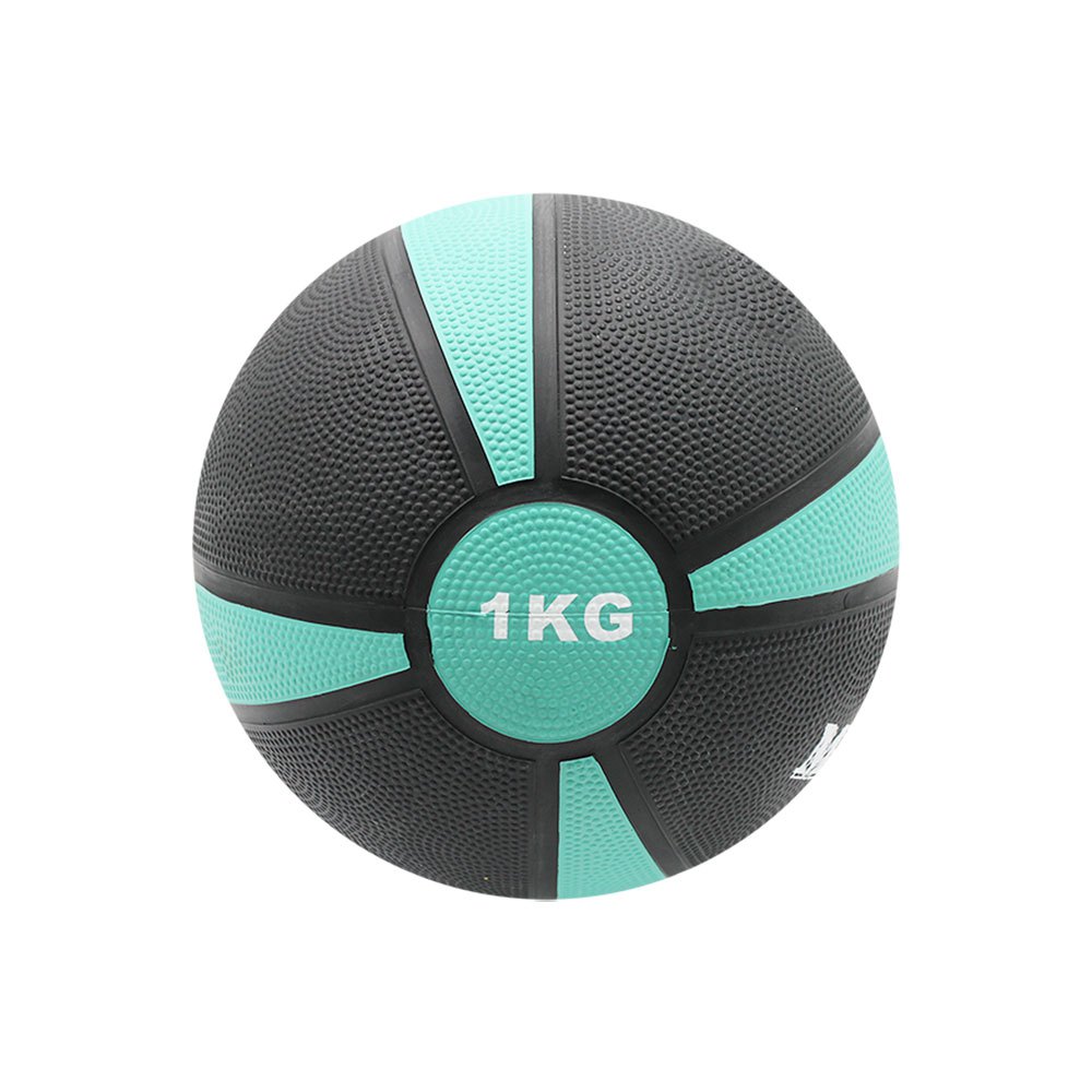 Softee Médecine Ball Texturée 1kg 1 kg Black / Green