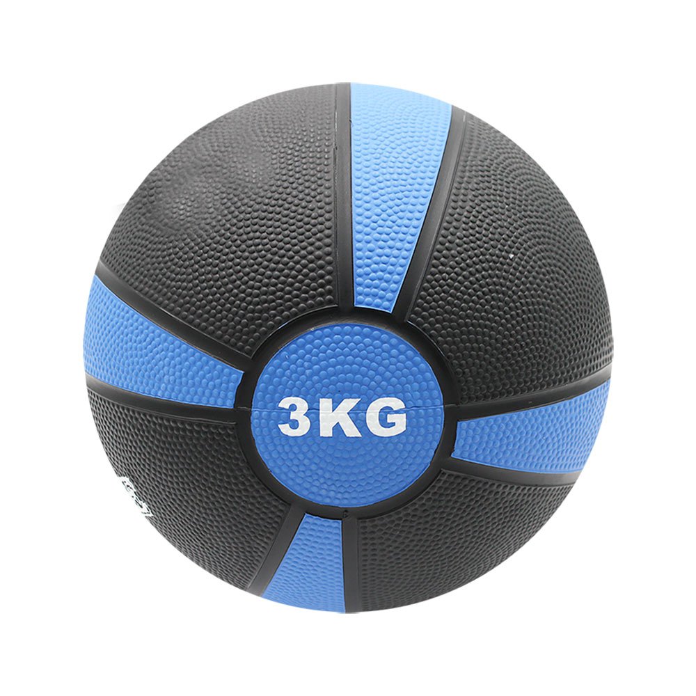 Softee Médecine Ball Texturée 3kg 3 kg Black / Blue