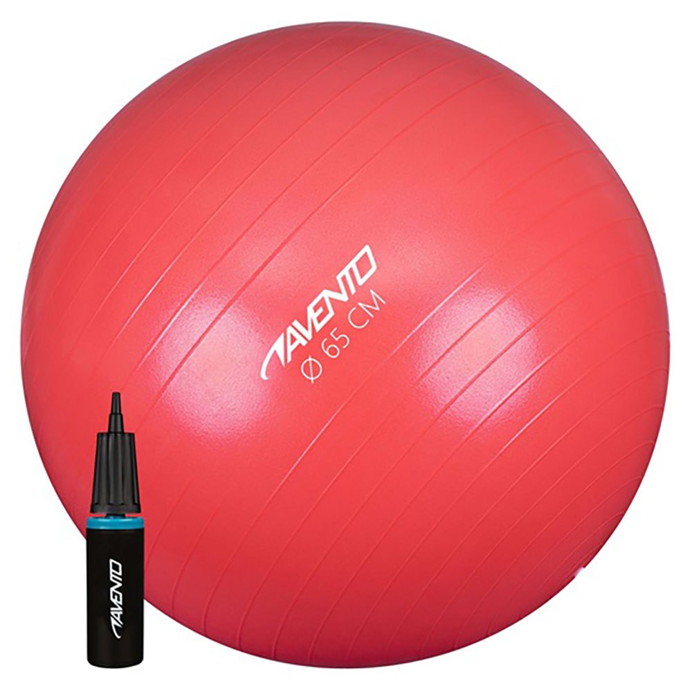 Avento Fitness/gym Ball Rouge 55 cm