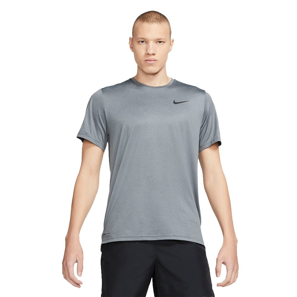Nike Pro Dri Fit Hyper Dry Short Sleeve T-shirt Gris M / Regular Homme