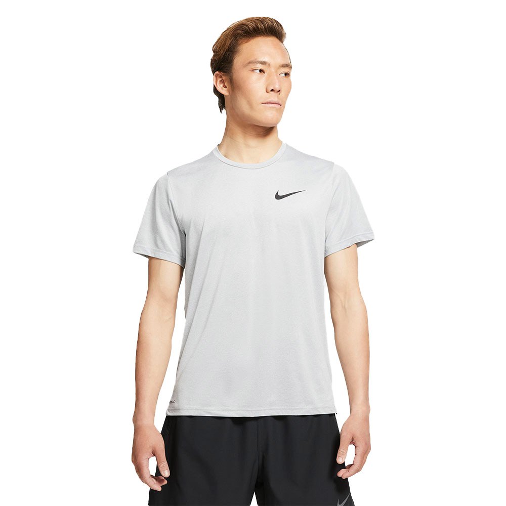 Nike Pro Dri Fit Hyper Dry Short Sleeve T-shirt Gris M / Regular Homme