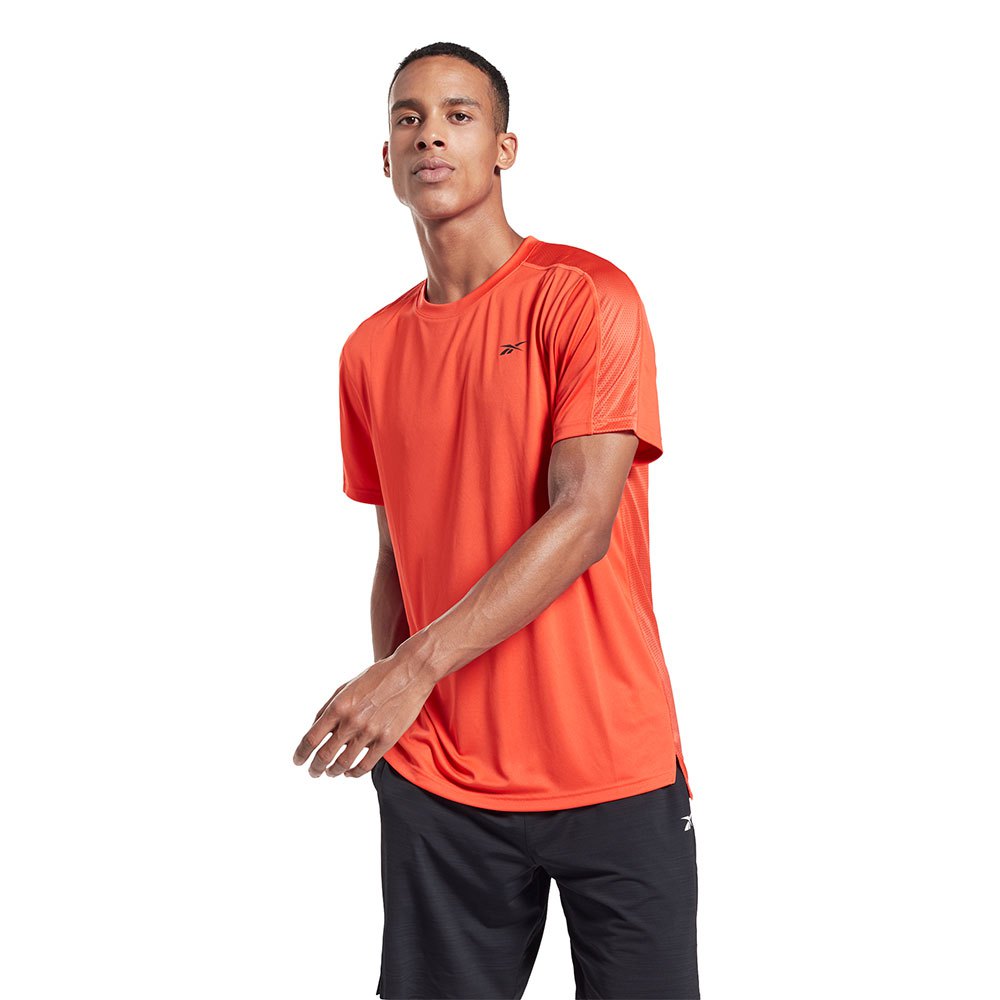 Reebok Workout Ready Speedwick Reecycled Tech Short Sleeve T-shirt Orange XL Homme