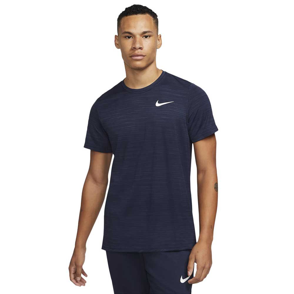 Nike Dri Fit Superset Short Sleeve T-shirt Bleu S / Tall Homme