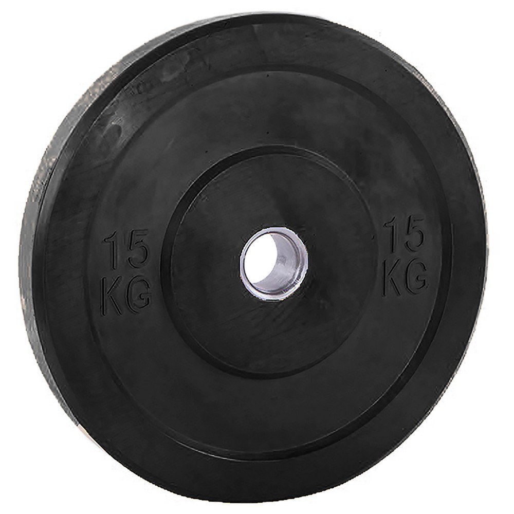 Softee Bumper Plate 15kg Noir 15 kg