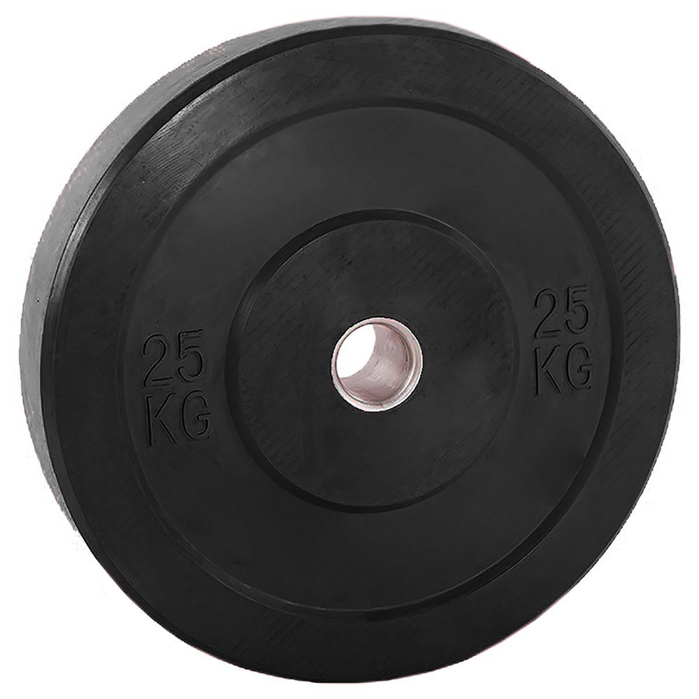 Softee Bumper Plate 25 Kg Noir 25 kg