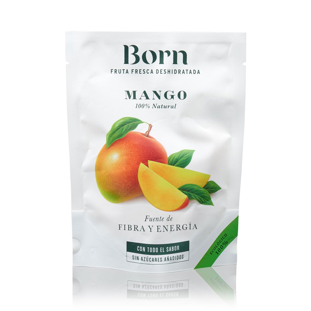Born Fruits Mangue Semi-déshydraté 40 Gr Bio One Size
