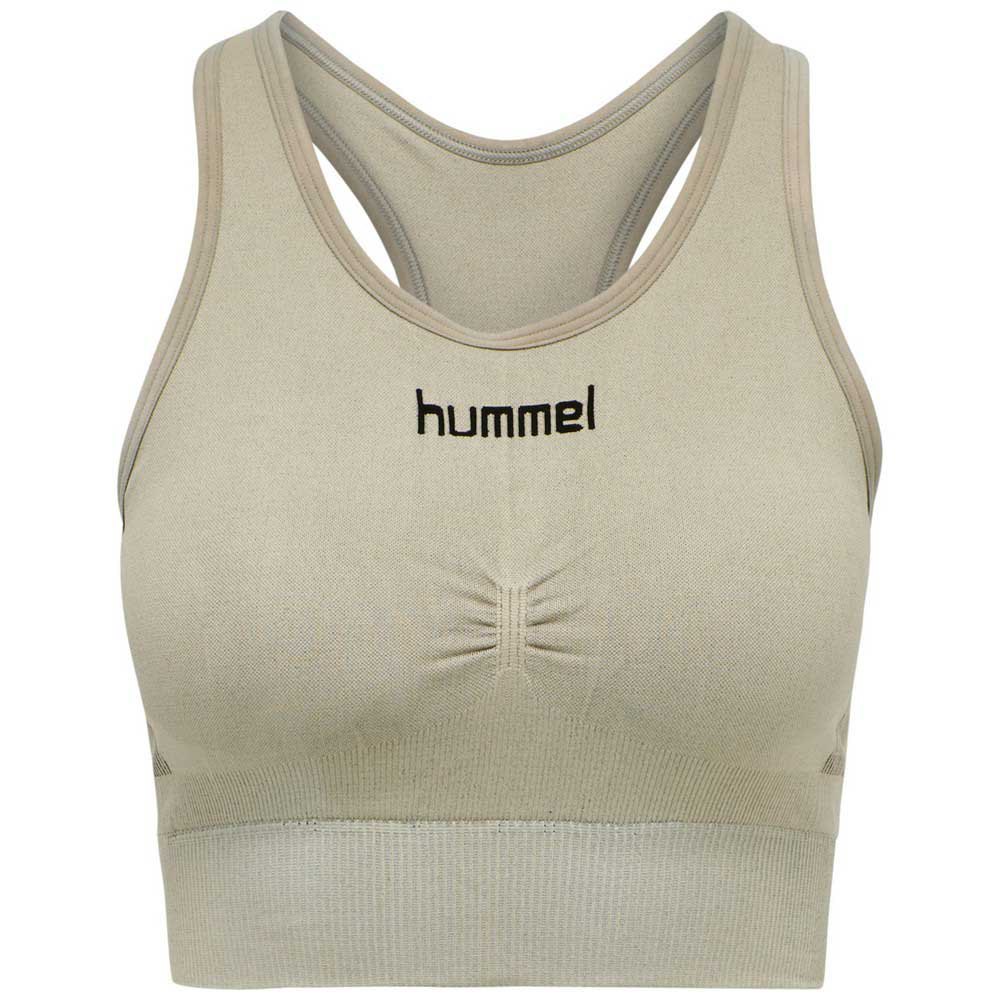 Hummel First Seamless Sports Bra Beige M-L Femme