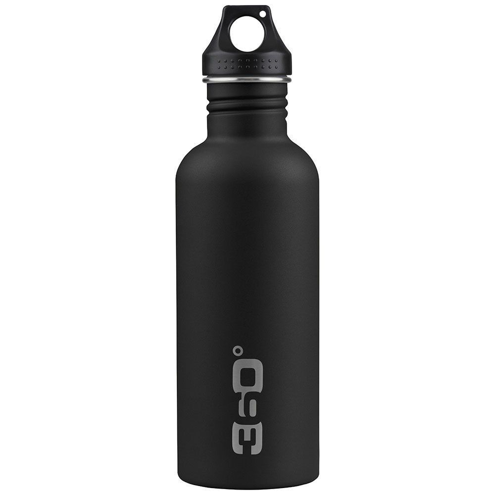 360 Degrees Stainless Steel Bottle 1l Noir
