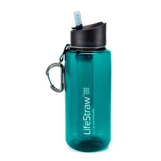 Lifestraw Water Filter Bottle Go 1l Vert