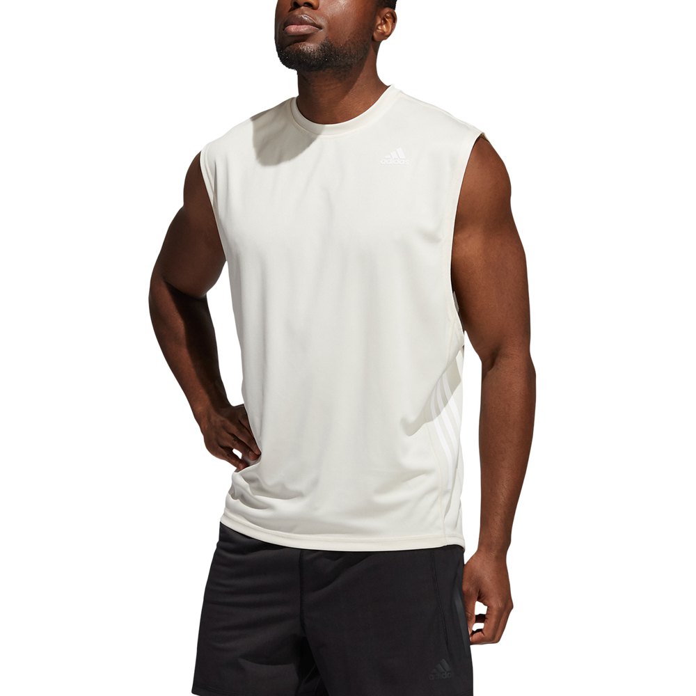 Adidas Yoga Muscle Sleeveless T-shirt Blanc S / Regular