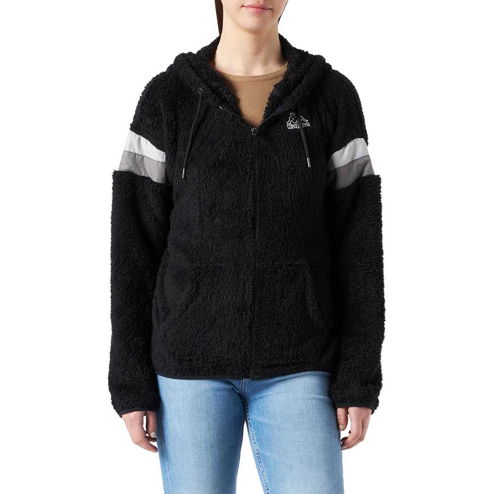 Kappa Cla Polar Full Zip Sweatshirt Noir XS Femme