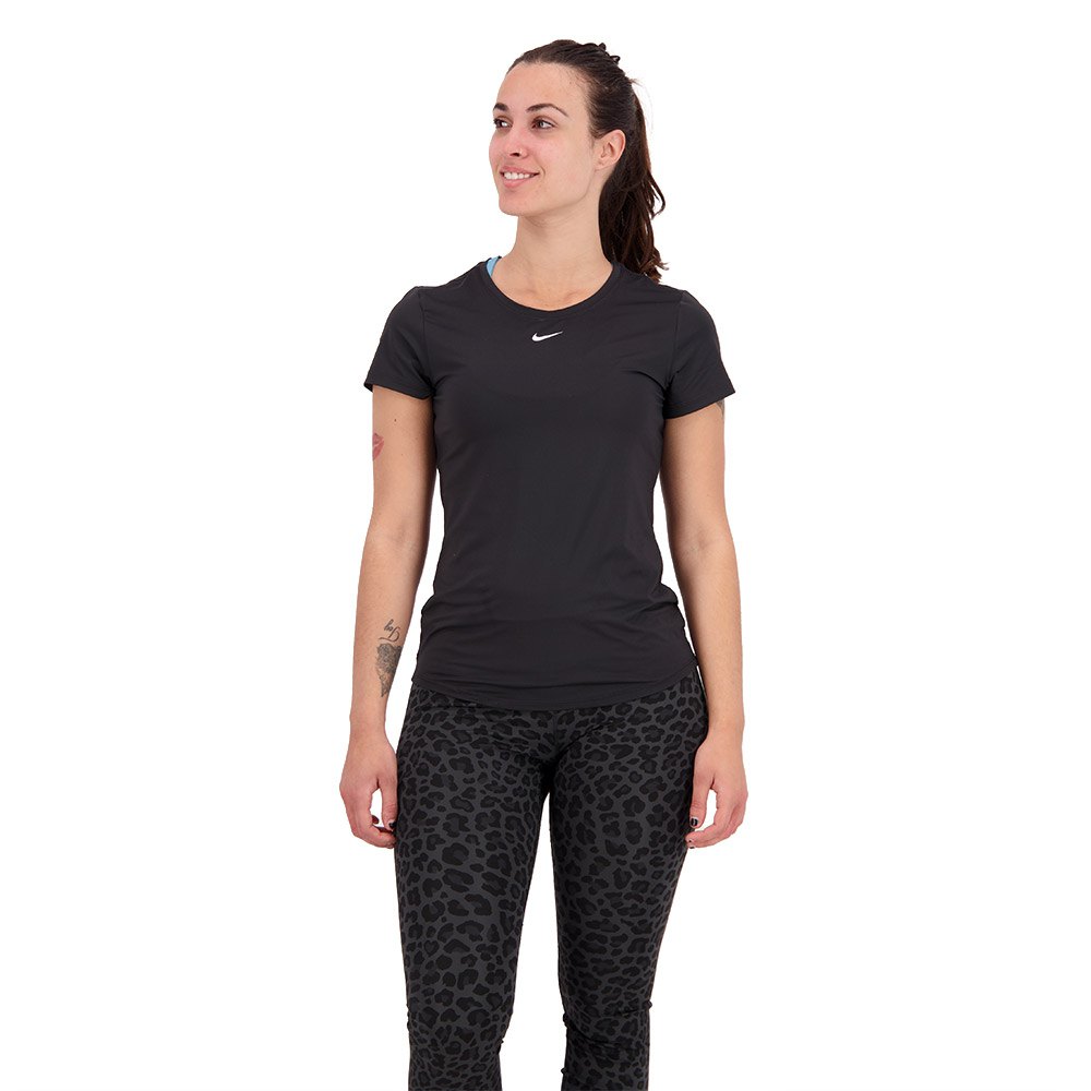 Nike Dri Fit One Fit Short Sleeve T-shirt Noir L Femme