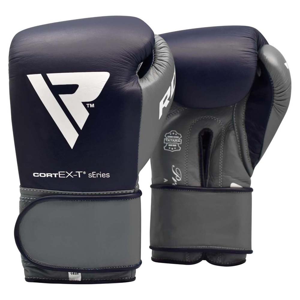 Rdx Sports C4 Fight Hook & Loop Boxing Gloves Bleu 10 Oz