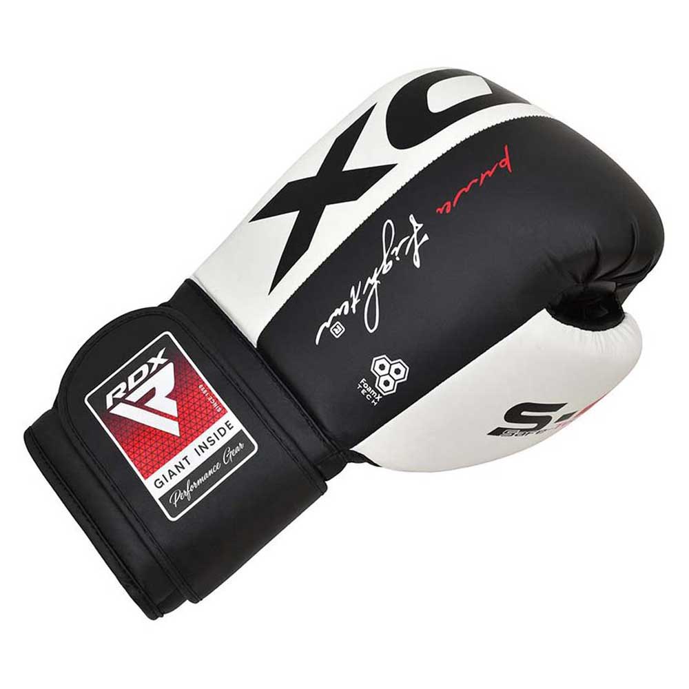 Rdx Sports Leather S4 Boxing Gloves Noir 10 Oz