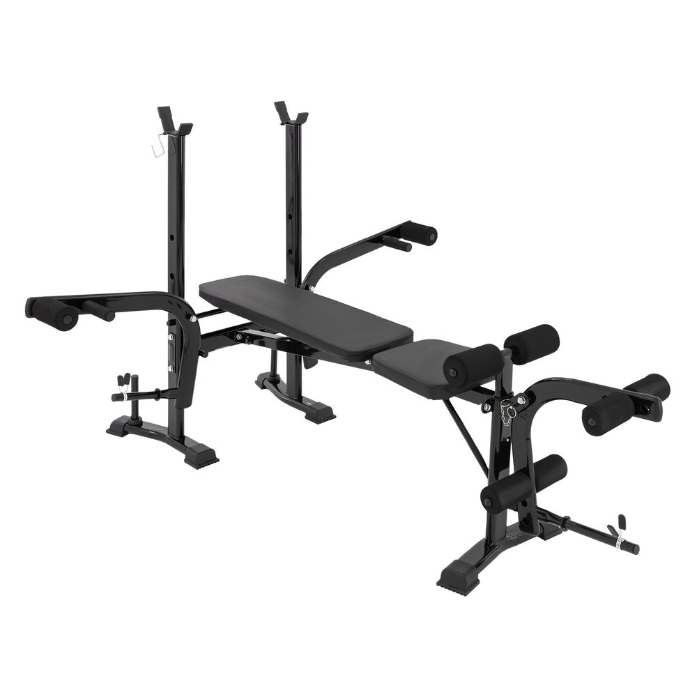 Ecd Germany Multifunctional Bench For Weights Up To 255 Kg Noir approx. 104 x 119.5 x 189 cm