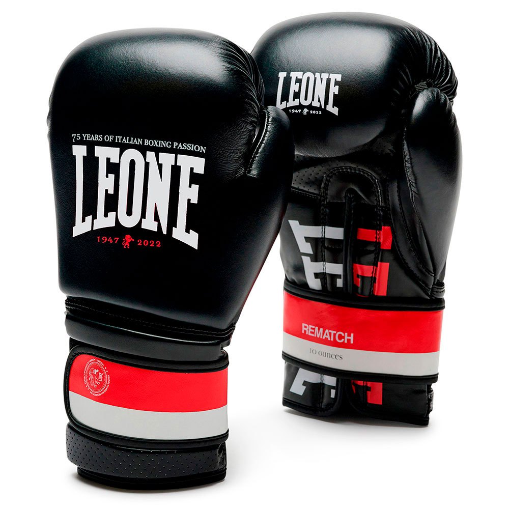 Leone1947 Gants Boxe Rematch 12 Oz Black