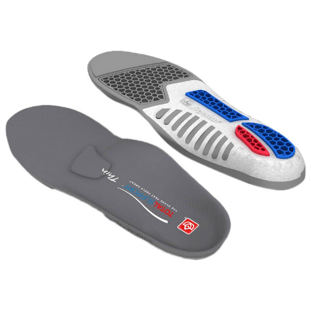 Spenco Total Support Thin Insole Gris EU 38-40