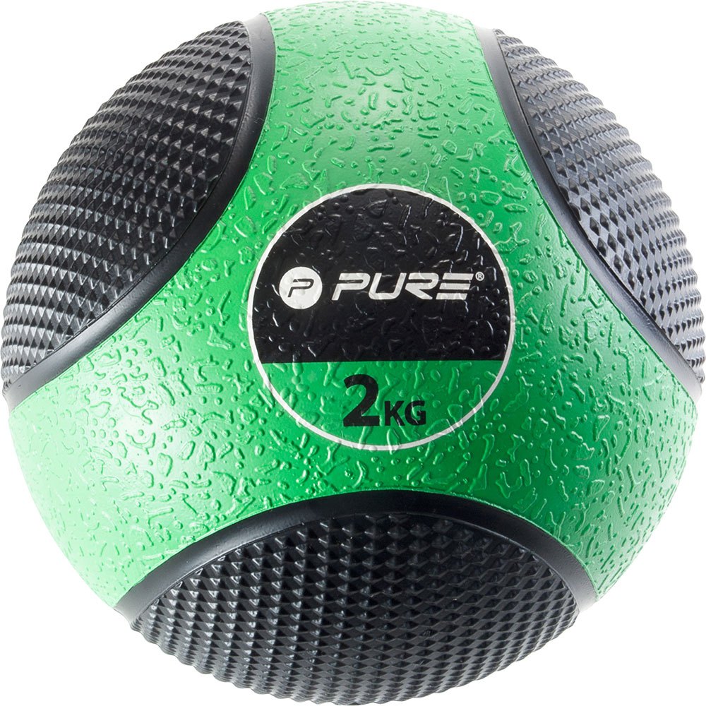 Pure2improve Medicine Ball 2kg Vert 2 Kg