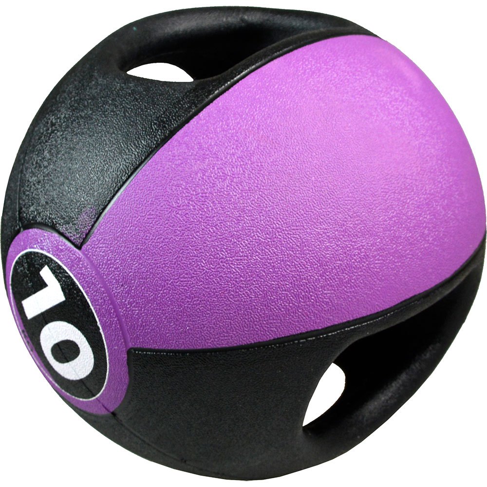 Pure2improve Medicine Ball With Handles 10kg Violet 10 kg