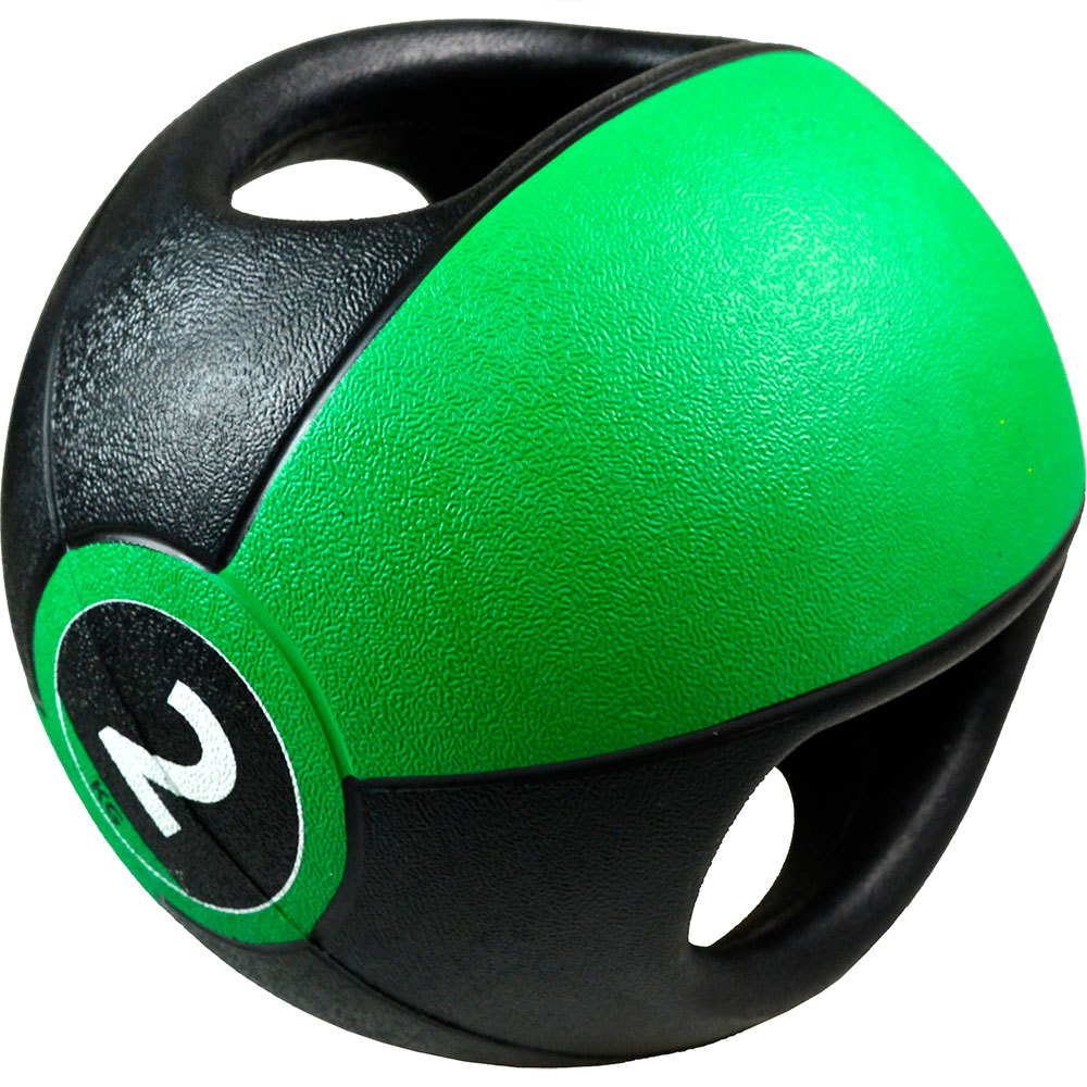 Pure2improve Medicine Ball With Handles 2kg Vert 2 kg