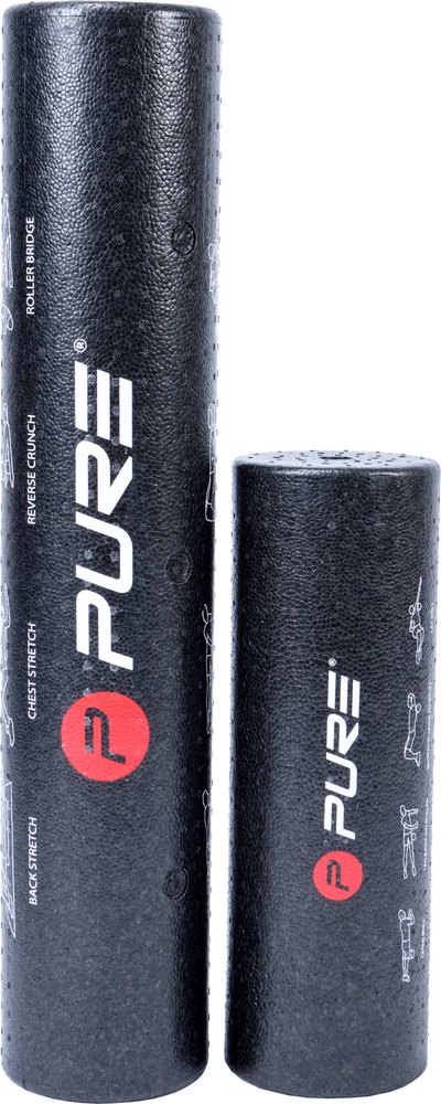 Pure2improve Trainer Foam Roller 45 X 15 Cm Noir 45x15 cm
