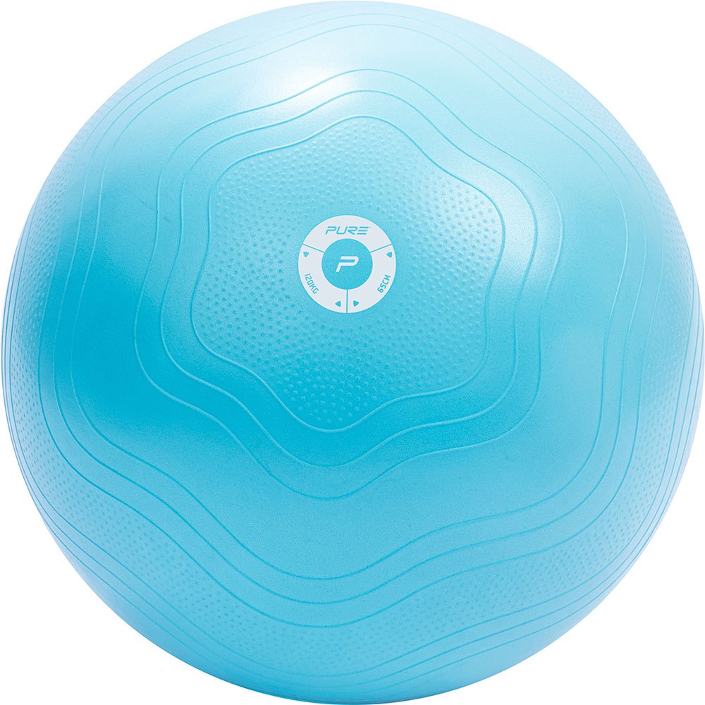 Pure2improve Fitball Bleu 65 cm