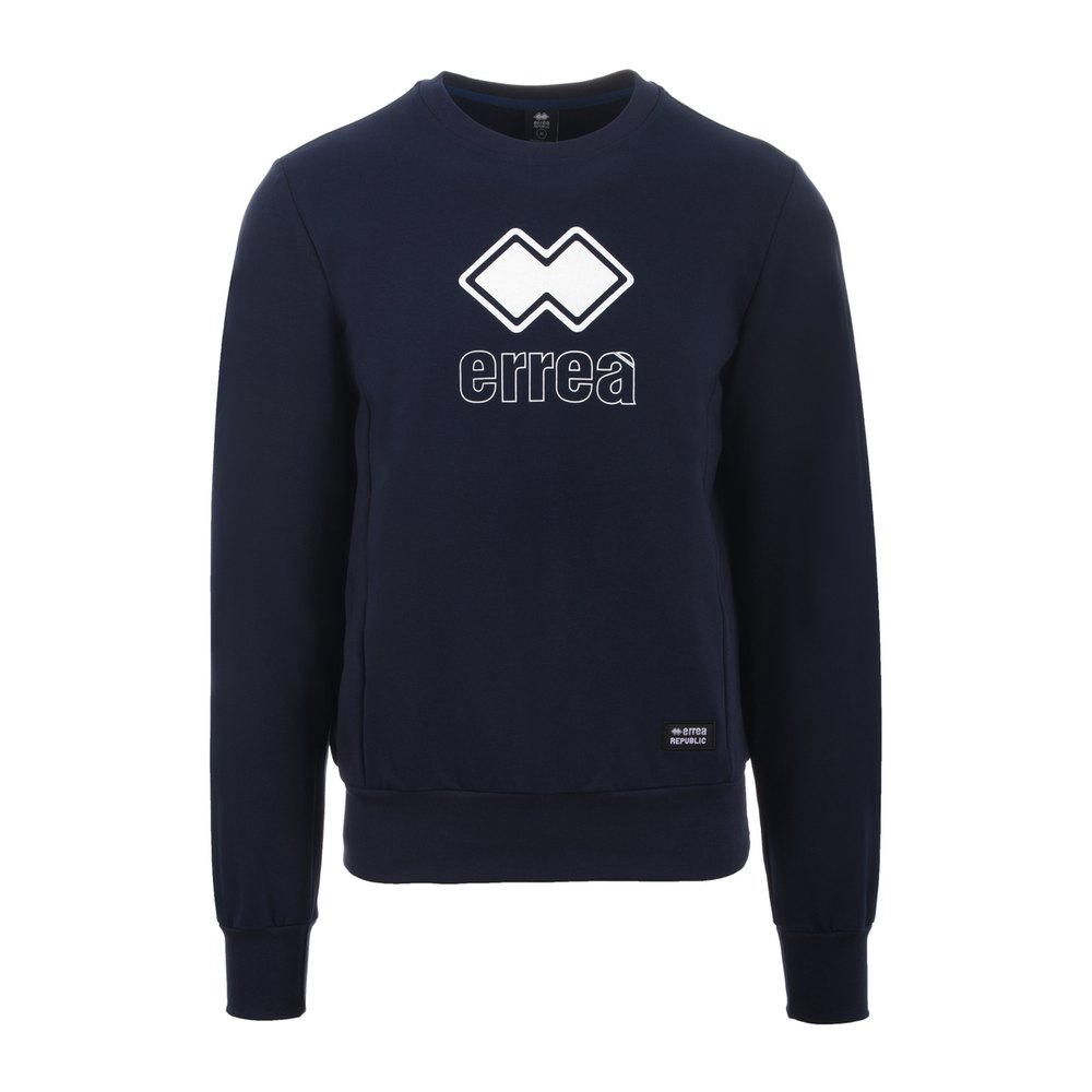Errea Sweatshirt Sport Fusion Crossed Neck Bleu M