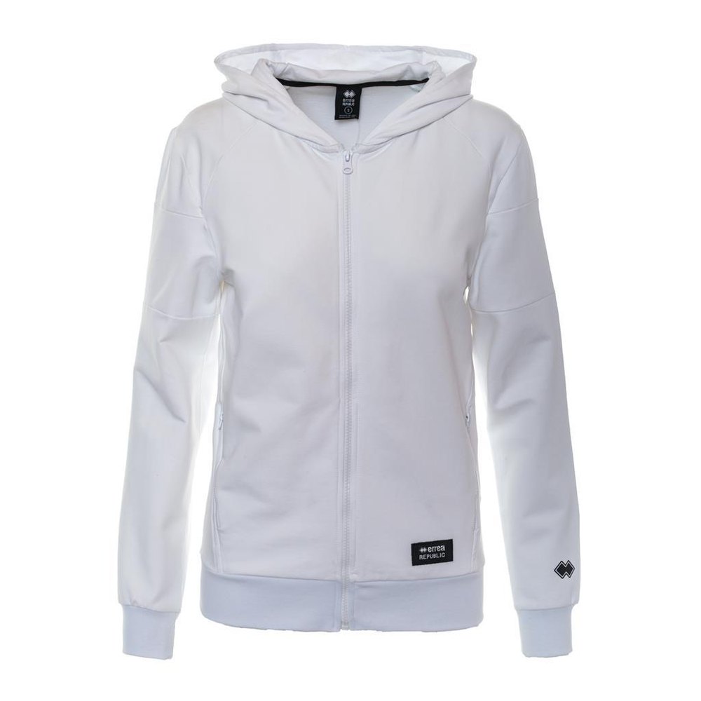 Errea Hooded Jacket Woman Blanc XL