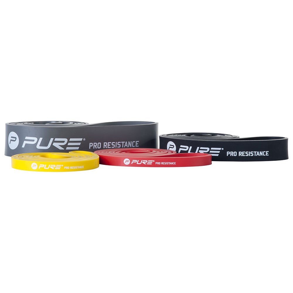 Pure2improve Pro Resistance Band Extra Hard Gris E x tra Heavy