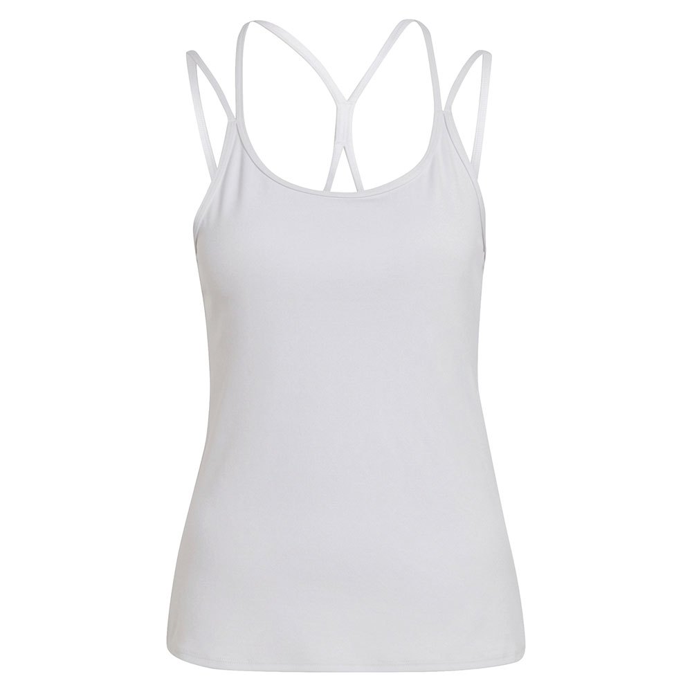 Adidas Slim Sleeveless T-shirt Blanc L