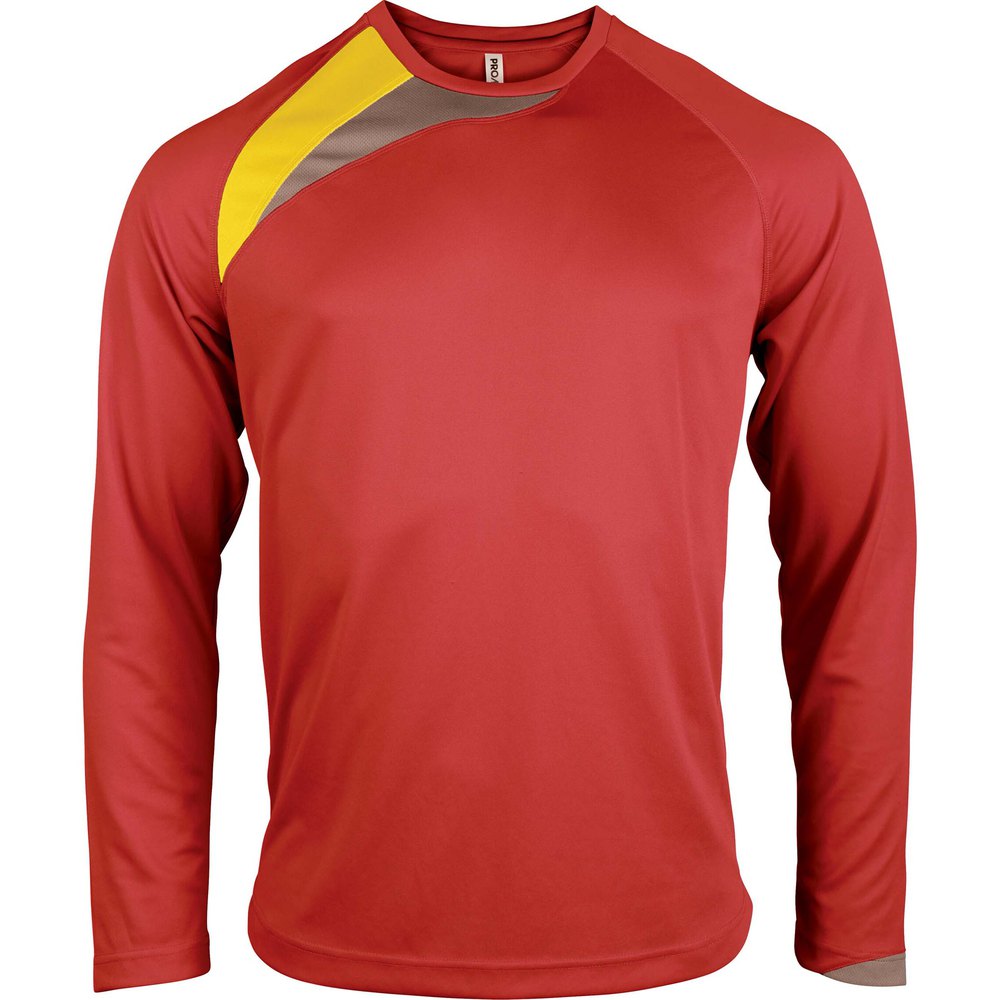 Proact Long Sleeve Jersey Rouge M Homme