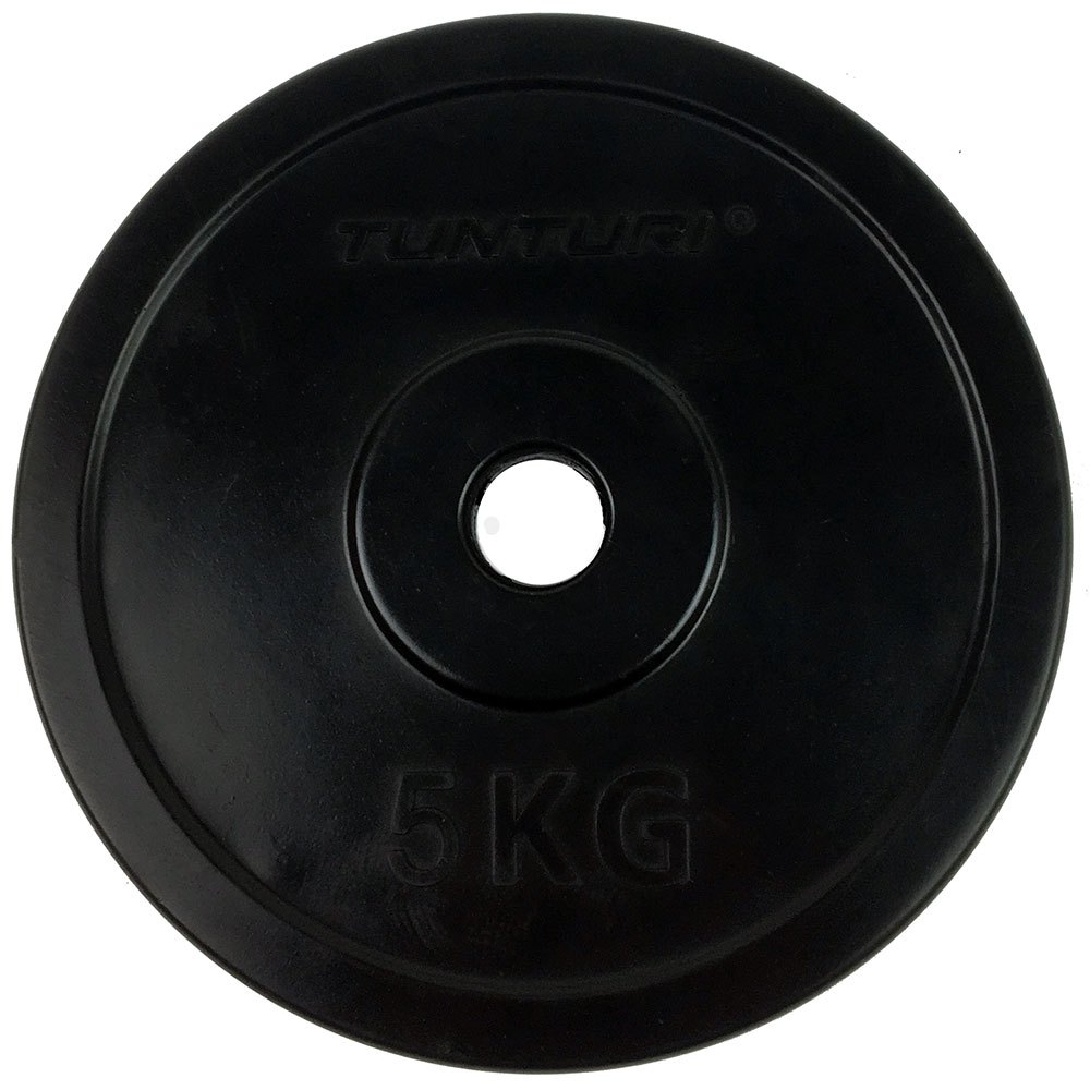 Tunturi Rubber Weight Plate 5kg Noir 5 Kg
