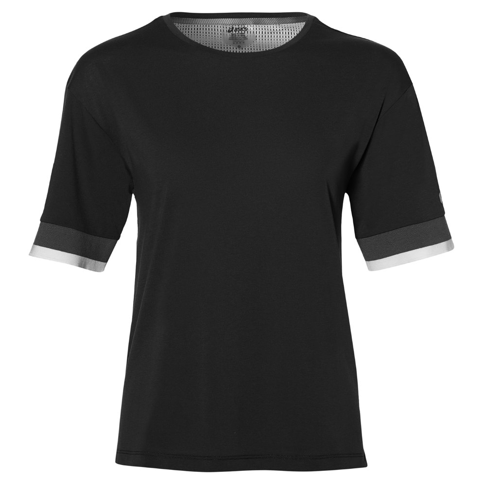 Asics Mix Fabric T-shirt Noir XS
