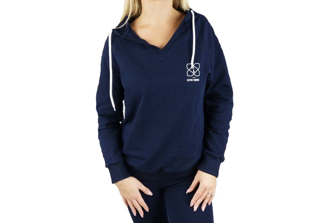 Gymhero Hoodie Navy-race Sweatshirts Bleu XS