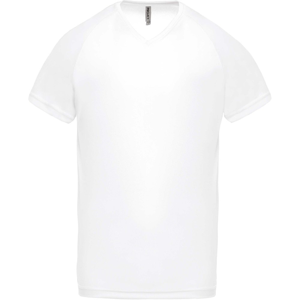 Proact Sport V-neck T-shirt Proact Blanc 2XL