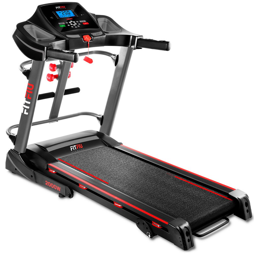 Fitfiu Fitness Tapis De Course Mc-400 One Size Black / Red