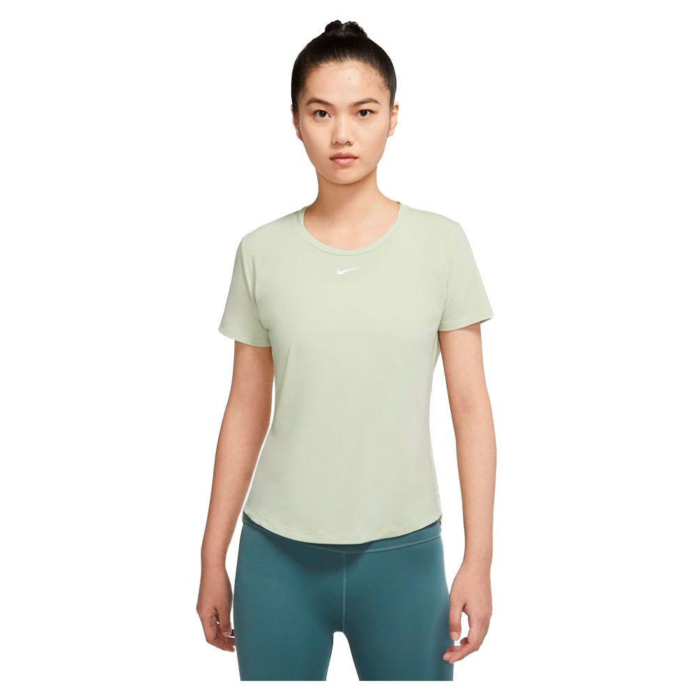 Nike Dri Fit One Luxe Standard Fit Short Sleeve T-shirt Vert M Femme