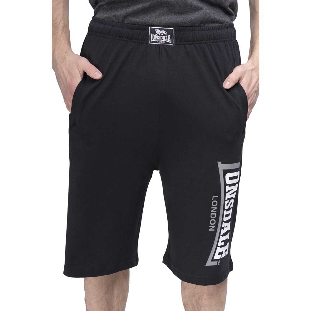 Lonsdale Logo Jam Sweat Shorts Noir XL Homme