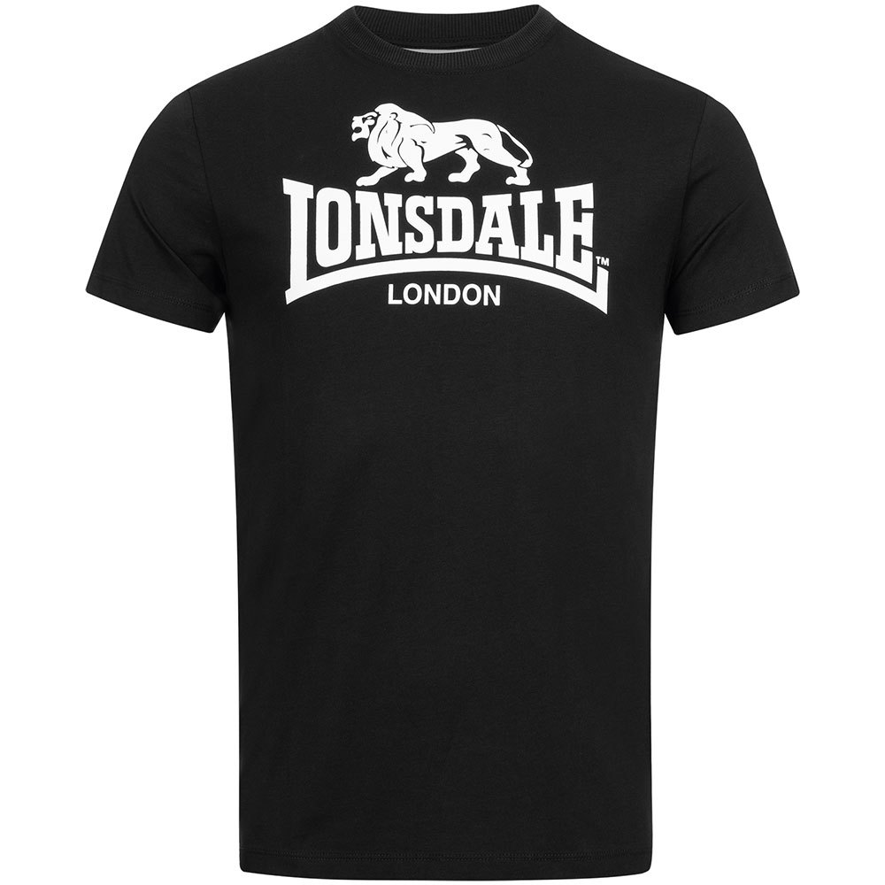 Lonsdale St. Erney Short Sleeve T-shirt Noir L Homme