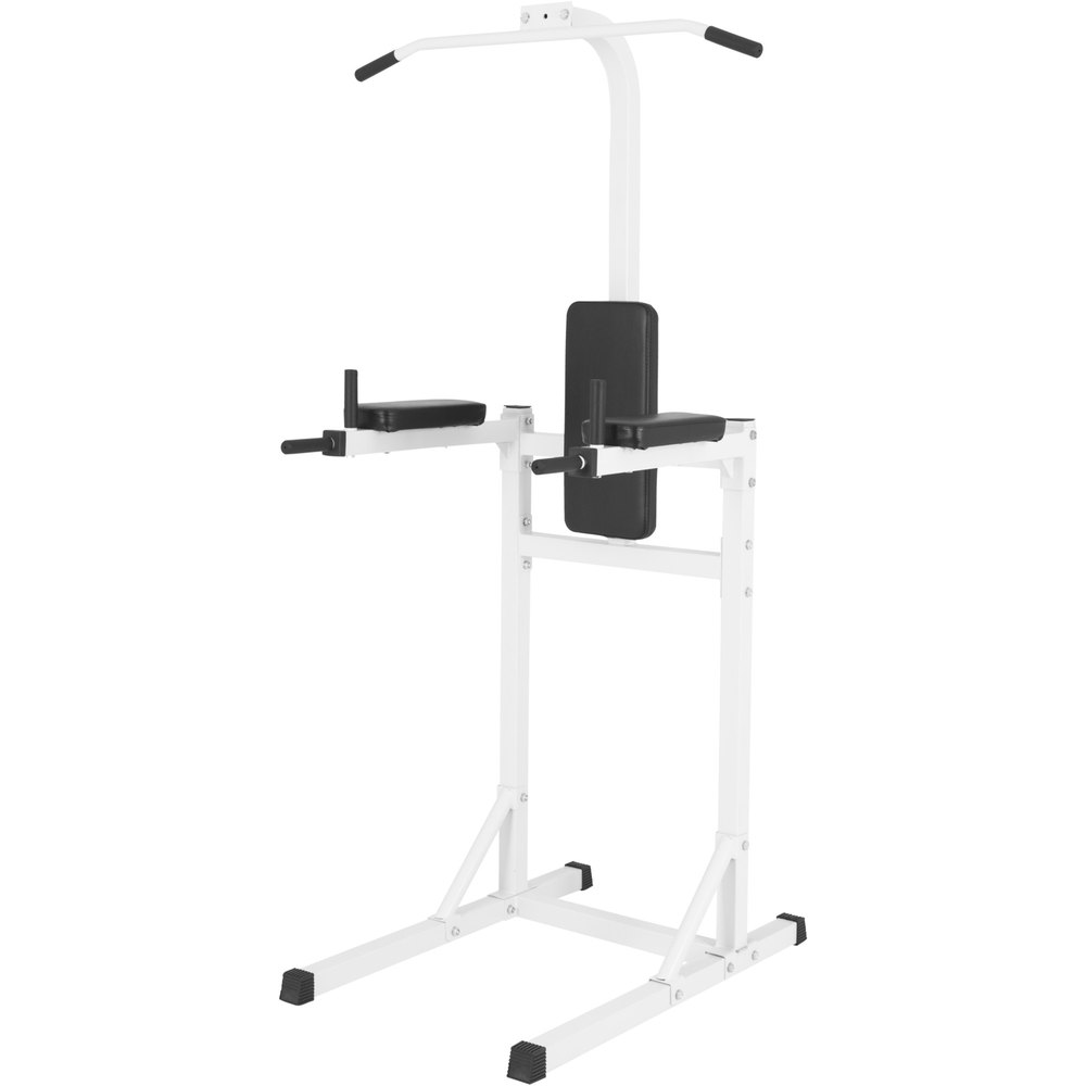 Gorilla Sports Chin Up Station Pull Up Tower One Size White