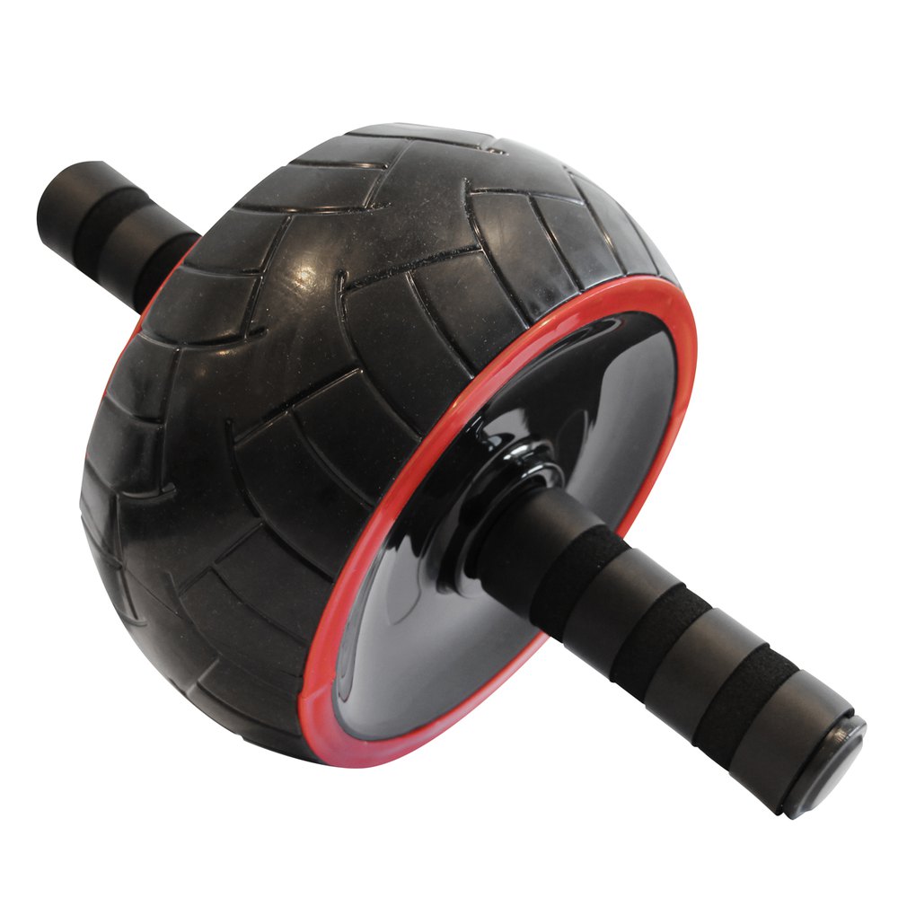 Gladiatorfit Abdominal Ab Wheel In Pvc 18cm+knee Mat Noir 30x18x18 cm