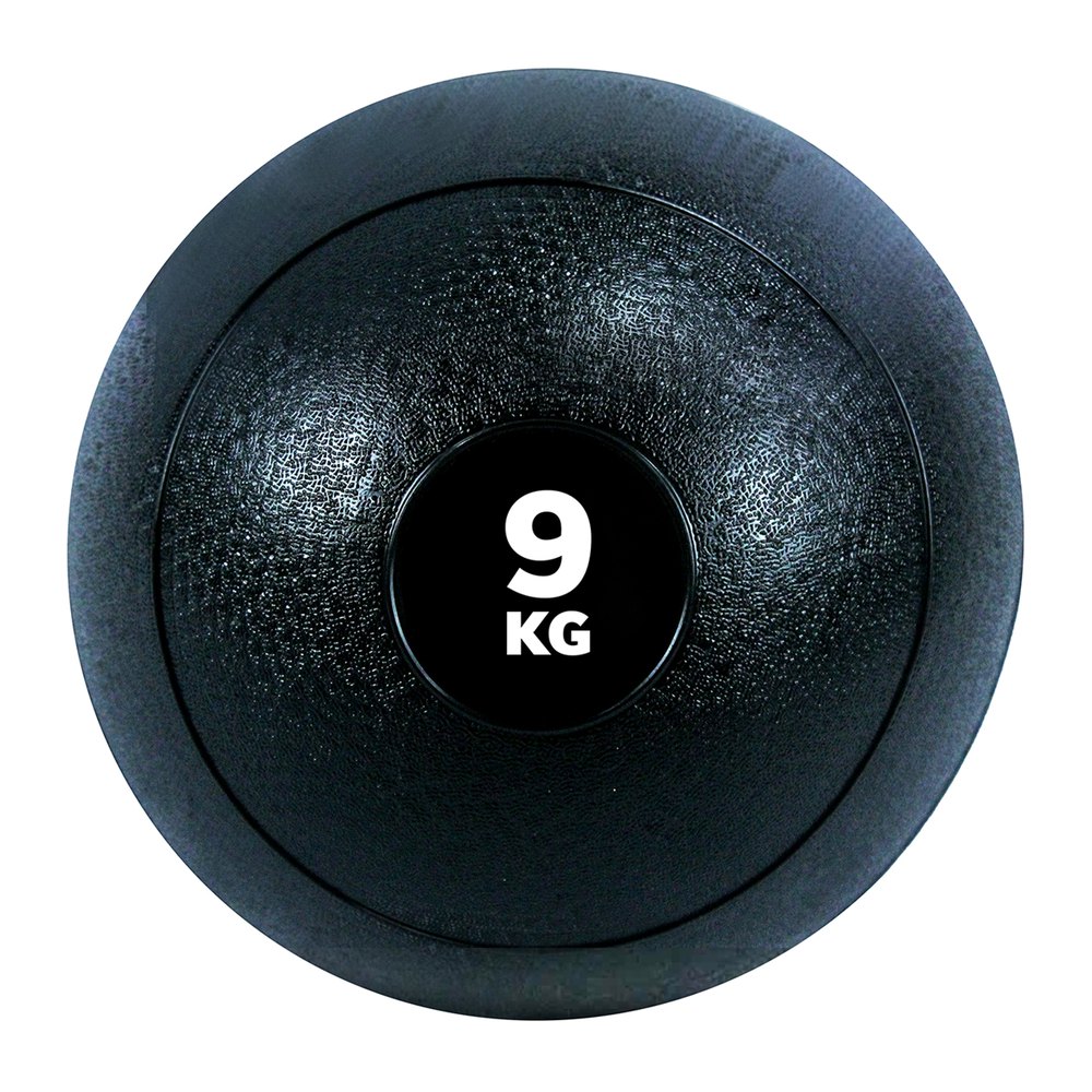 Gladiatorfit Slam Ball Rubber Weighted Fitness Ball 9kg Noir 9 kg