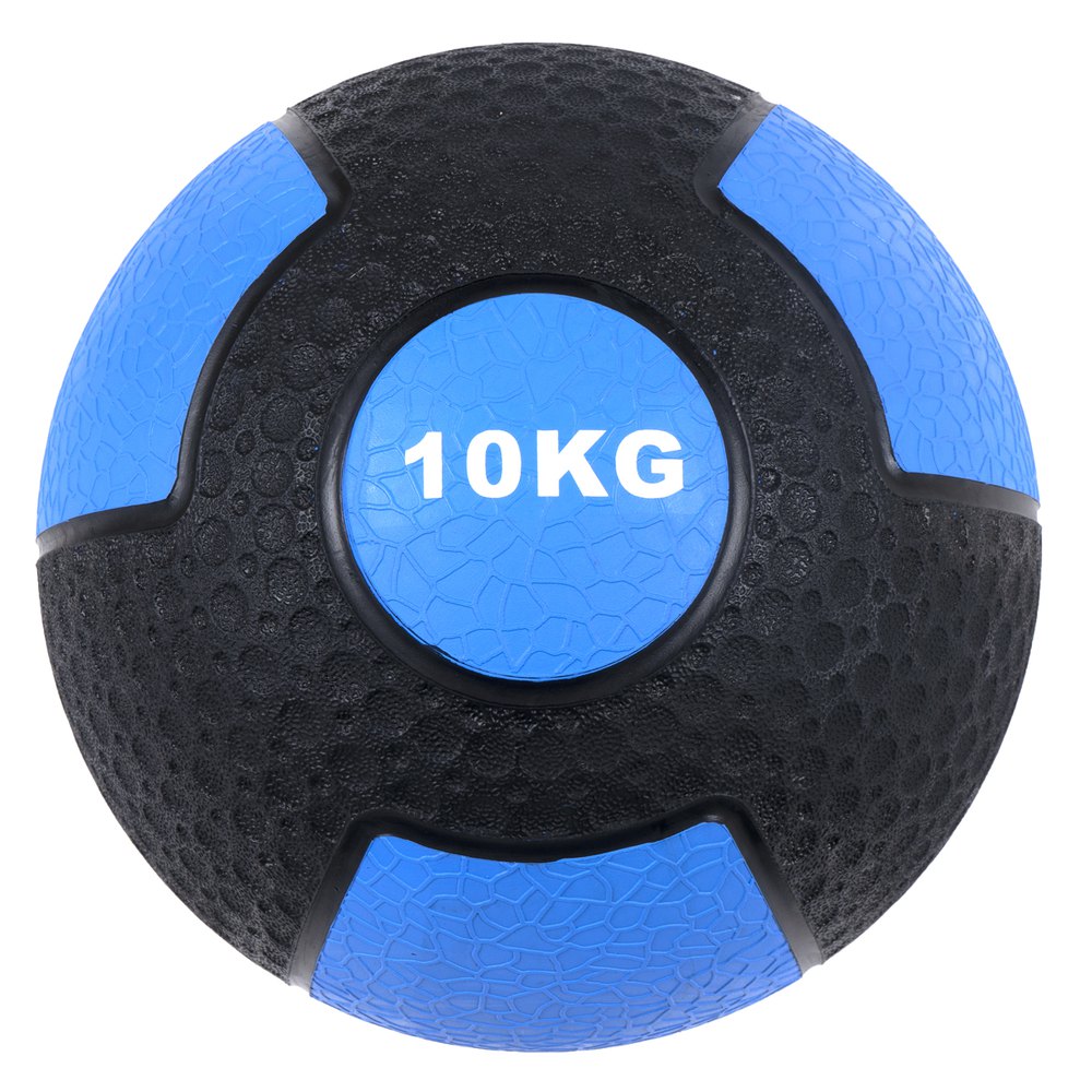 Gladiatorfit Medicine Ball Weighted Ball Made Of Durable Rubber 10 Kg Bleu 10 KG